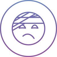 Face with Head Bandage Vector Icon