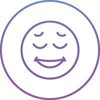 Relieved Face Vector Icon