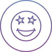 Star Struck Vector Icon