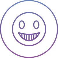 Grinning Face with Smiling Eyes Vector Icon