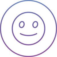 Slightly Smiling Face Vector Icon