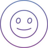 Slightly Smiling Face Vector Icon