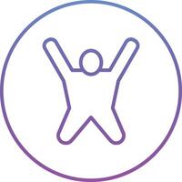 Extended Pose Vector Icon