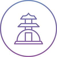 Stupa Vector Icon