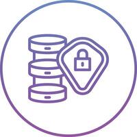 Secured Backup Vector Icon