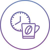 Coffee Time Vector Icon