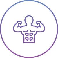 Body Builder Vector Icon