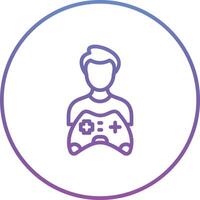 Gamer Vector Icon