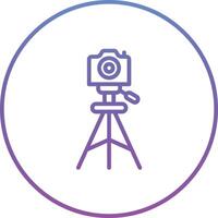 Tripod Camera Vector Icon