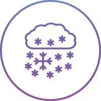 Heavy Snow Vector Icon