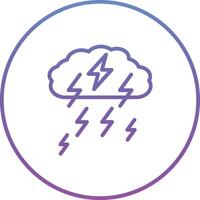 Thunderstorm Vector Icon