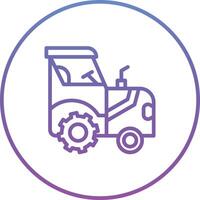 icono de vector de tractor