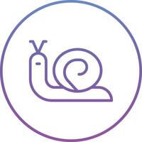 icono de vector de caracol