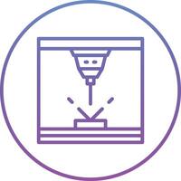 Plasma Laser Vector Icon