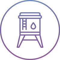 Water Tank Vector Icon