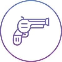 pirata pistola vector icono