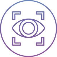 Eye Scanner Vector Icon