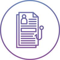 Stealing Documents Vector Icon