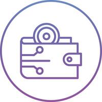 Digital Wallet Vector Icon
