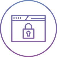 Website Security Vector Icon