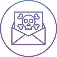 Email Hacked Vector Icon