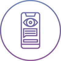 Chat Spyware Vector Icon