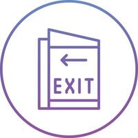 Exit Vector Icon