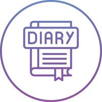 Diary Vector Icon