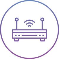 Wireless Router Vector Icon