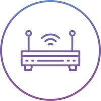 Wireless Router Vector Icon