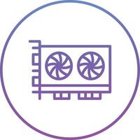 Graphics Card Vector Icon