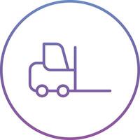 Forklift Vector Icon