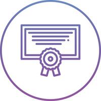 Certificate Vector Icon