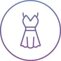 Cocktail Dress Vector Icon