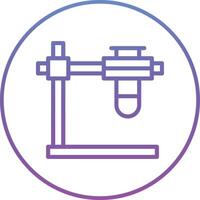 Test Tube Stand Vector Icon