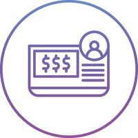 Bank Account Vector Icon