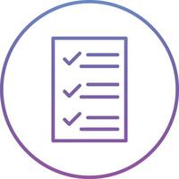 Tasks List Vector Icon