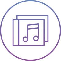 Music Album Vector Icon