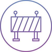 Road Block Vector Icon