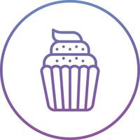 Wedding Cupcake Vector Icon