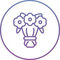 Flower Bouquet Vector Icon