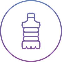 icono de vector de botella de agua