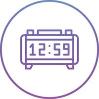 Digital Clock Vector Icon