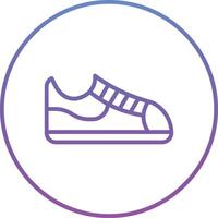 icono de vector de zapatos