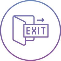 Fire Exit Vector Icon