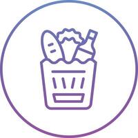 Groceries Vector Icon