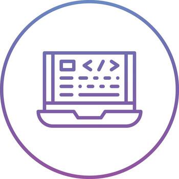 icono de vector de codificación web