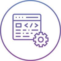 Code Settings Vector Icon