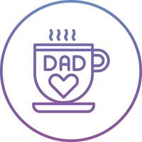 DAD Mug Vector Icon