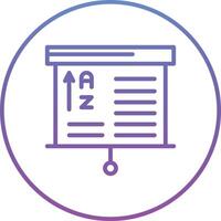 From A to Z Vector Icon